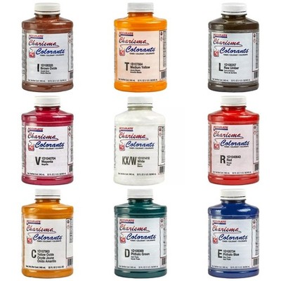 6 Accurate CHARISMA Colorant/tint Toner Lamp Black Raw Umber Magenta Phthalo Blu