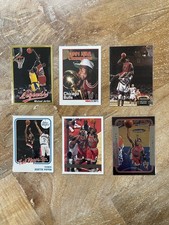 Rare Michael Jordan + Scottie Pippen lot of 6: Topps, Bowman Chrome, Fleer. EX+