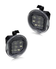 LED Side Mirror Puddle Light Lamp Assambly Compatible with GMC