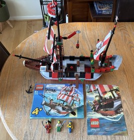 Lego 7075 Captain Redbeard's Pirate Ship - Complete But Missing 1 Minifig - Read