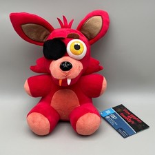 Rare Authentic Sanshee FNAF Foxy Plush 10" Collector's Edition with Card 2023