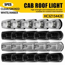 5x Led Cab Roof Marker Lights Whiteamber 12v Fit Ford F250 F350 F450 Super Duty