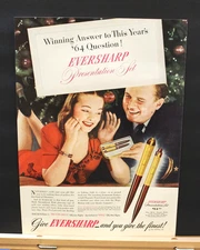 1945 Print Sales AD Advertisement Art Eversharp For Christmas Pen Pencil Set