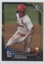 2016 Bowman Chrome Prospects Black & Gold Refractor Bryce Denton #BCP245 0ne3