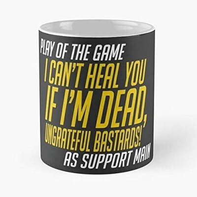 Overwatch Healer Heroes Coffee Mug 11oz Ceramic