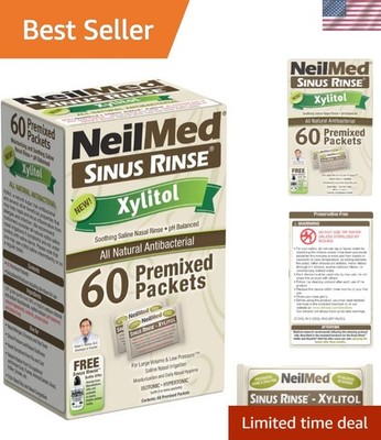 Sinus Rinse Premixed Refill Packets with Xylitol, 60ct.