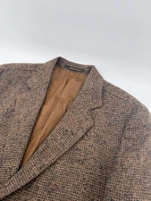 VNTG Dorman Winthrop Twead Made In France Brown Men’s Sports Coat Size 42