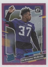 2023 Panini Donruss Rated Rookie Optic Preview Pink Prizm DeWayne McBride 16em