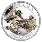 2013 Canada $10 Fine Silver Coin - Ducks of Canada: Mallard