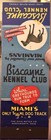 Art Deco Miami Florida Greyhound Gambling Matchbook BISCAYNE KENNEL CLUB — photo 2