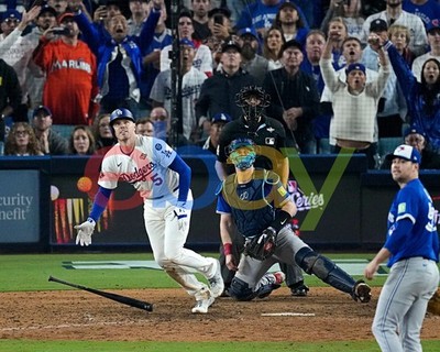 Freddie Freeman 2025 World Series Game 3 Walk Off Dodgers 8x10 MLB Photo