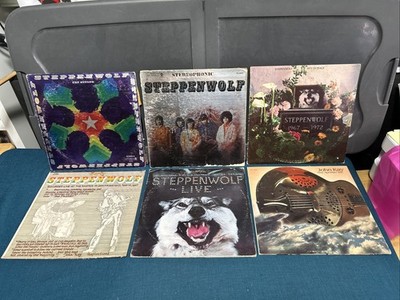 6x Steppenwolf LP Lot: S/T Dunhill DS-50029 Born To Be Wild, Second,live,Early +