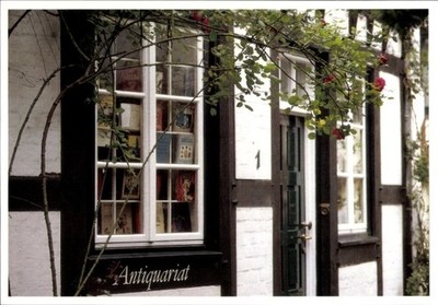 Postcard Hanseatic city of Bremen, antiquarian bookshop in Schnoor - 5074219
