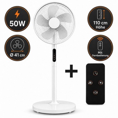 Standventilator Ventilator Oszillierend 45W mit Fernbedienung B WARE YUI