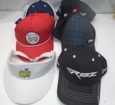 Hat Lot of 28 Caps Mixed Brands Sports, Golf, Military, General, Two are Visors