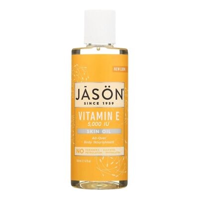Vitamin E 5,000 IU Oil - All Over Body Nourishment Jason Natural Cosmetics 4 