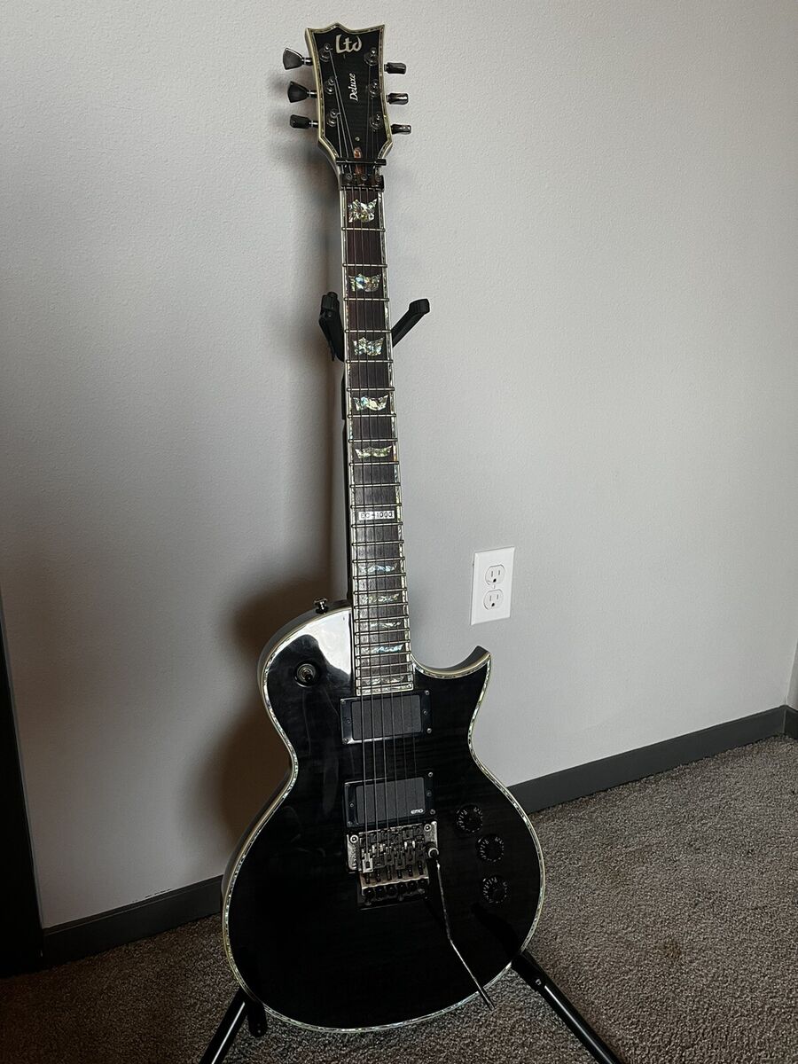 ESP LTD EC-1000 Floyd Rose Deluxe (See-Through Black) | eBay ESP LTD EC-1000 Floyd Rose Deluxe (See-Through Black) | eBay