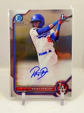 2022 Bowman Chrome 1st Rayne Doncon Base Auto Dodgers HOT ROOKIE RC Autograph C2
