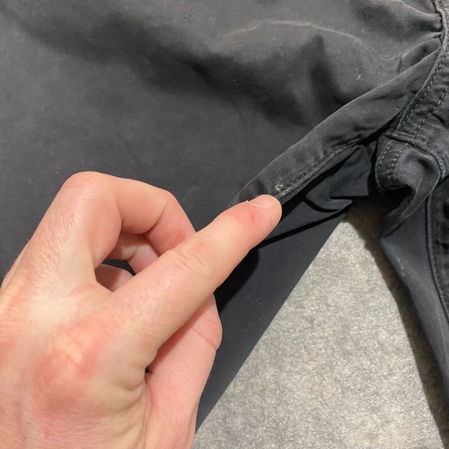 Pantalones de mezclilla American Eagle para hombre 33x34 (se adapta a 32x31) negros flexibles atléticos elásticos chinos - Imagen 8 de 15