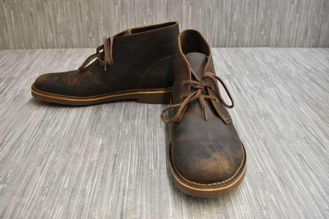 clarks men's bushacre 2 chukka boot beeswax