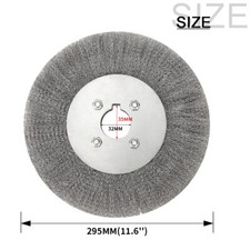 3~12'' Reliable Stainless Steel 0.15mm Wire Wheel Brush For Rust Remover Tool