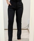 NWT H&M Black Slim Fit Tapered Suit Pants w/ Pockets & Zip 4 — photo 7