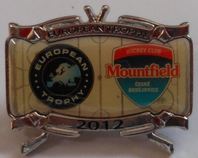 Eishockey Pin Anstecker European Trophy 2012 Team Mountfield HK Tschechien FP41