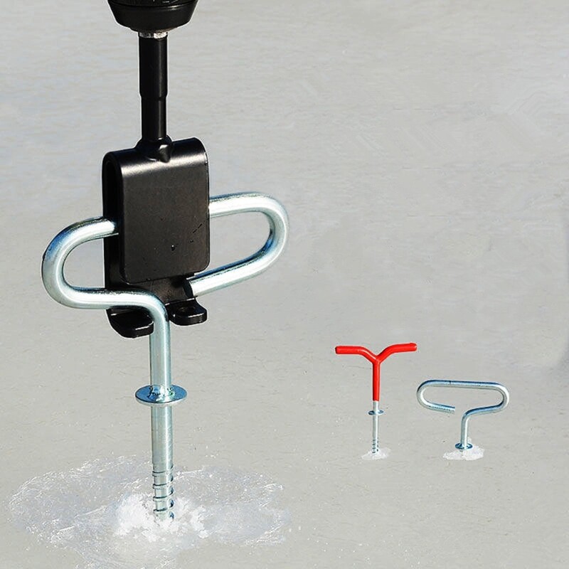 Ice Anchors Tool Ice Augers Ice Fishing Anchors Tools Power Drives Drill Adapter