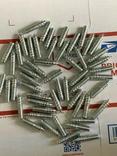 20 Zinc Plated Hanger Bolts For Beer Tap Handle Display, Mount 3/8-16 X 1.5