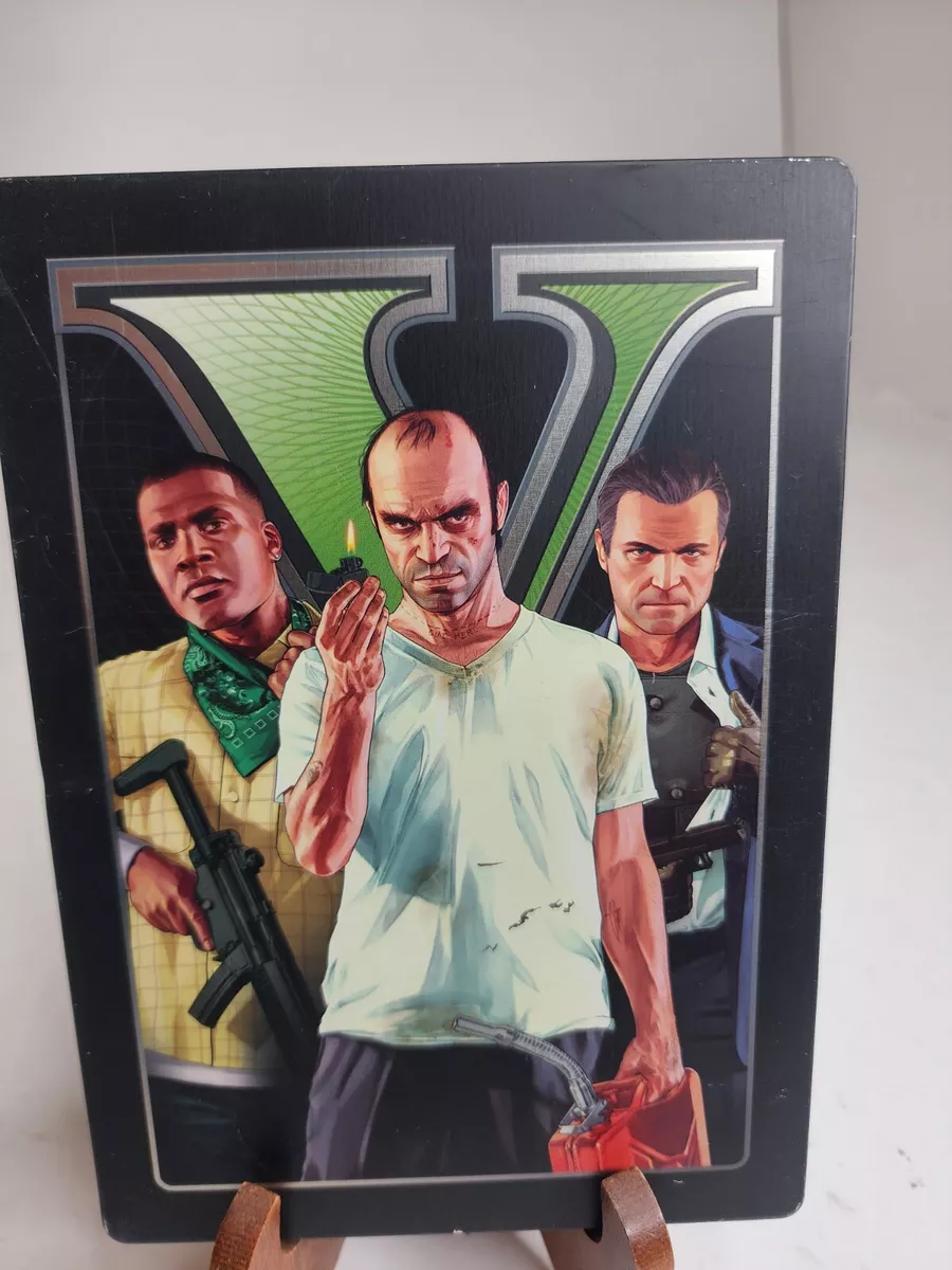 Grand Theft Auto GTA 5 V Five Microsoft Xbox 360 Steelbook Game