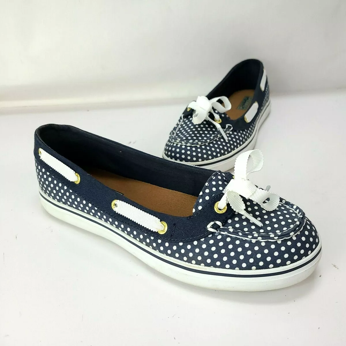 Sperry polka dot shoes sale