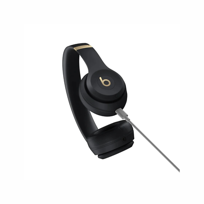 Beats Solo 4 True Wireless On-Ear Headphones -Black And Gold | eBay