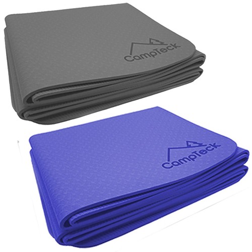 Tapis De Yoga Good Nite Pliable – TPE Antidérapant, 183x61x0,6 Cm, Léger, Portable, Bleu