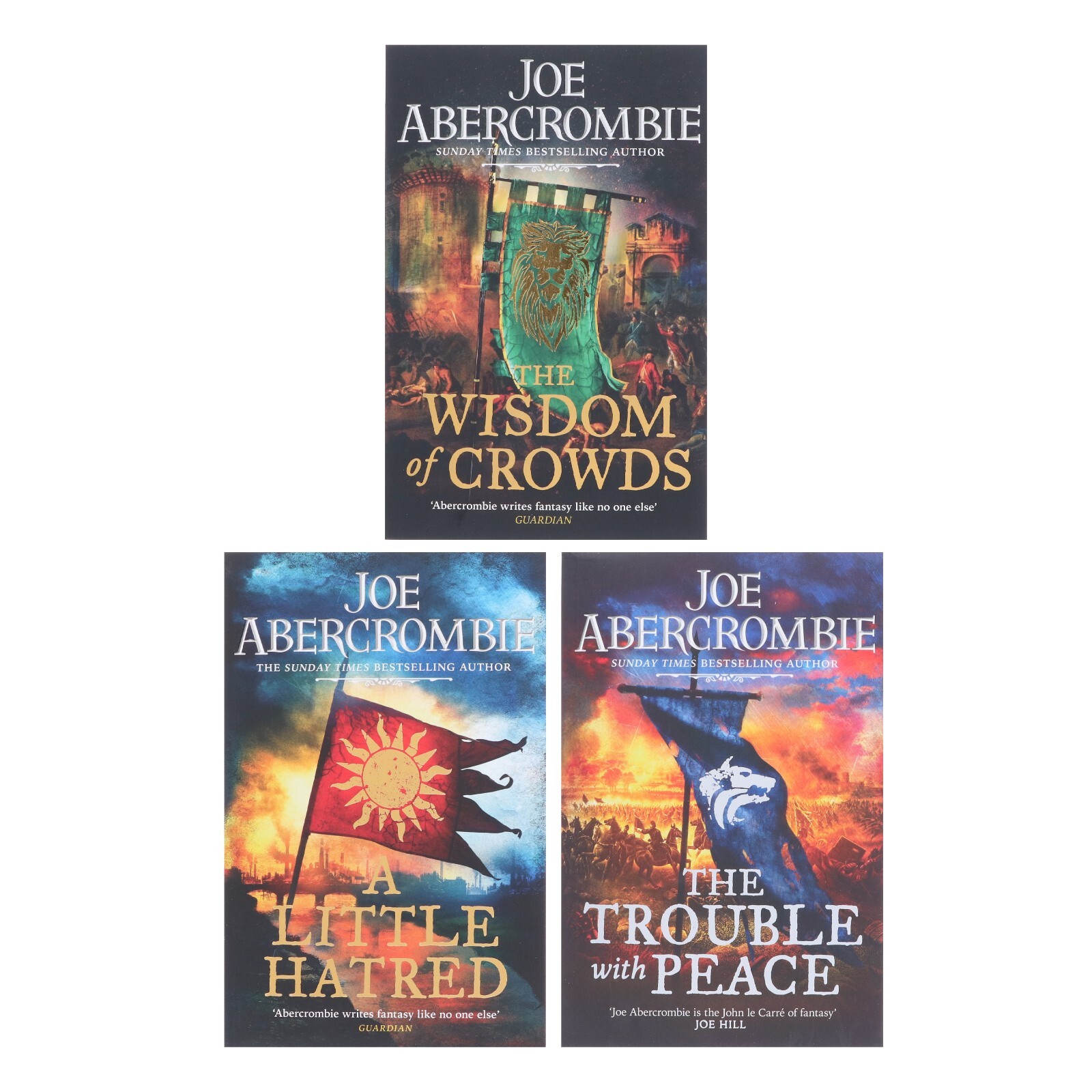 Age of Madness Trilogy by Joe Abercrombie: 3 Books Collection Set - Fiction - PB