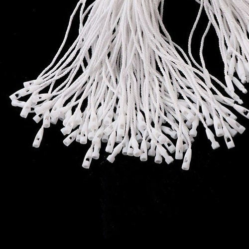 Cotton String Hang Tag Bullet Head Sewing Snap Lock for Cloth Bag 100-1000pcs - Picture 13 of 20
