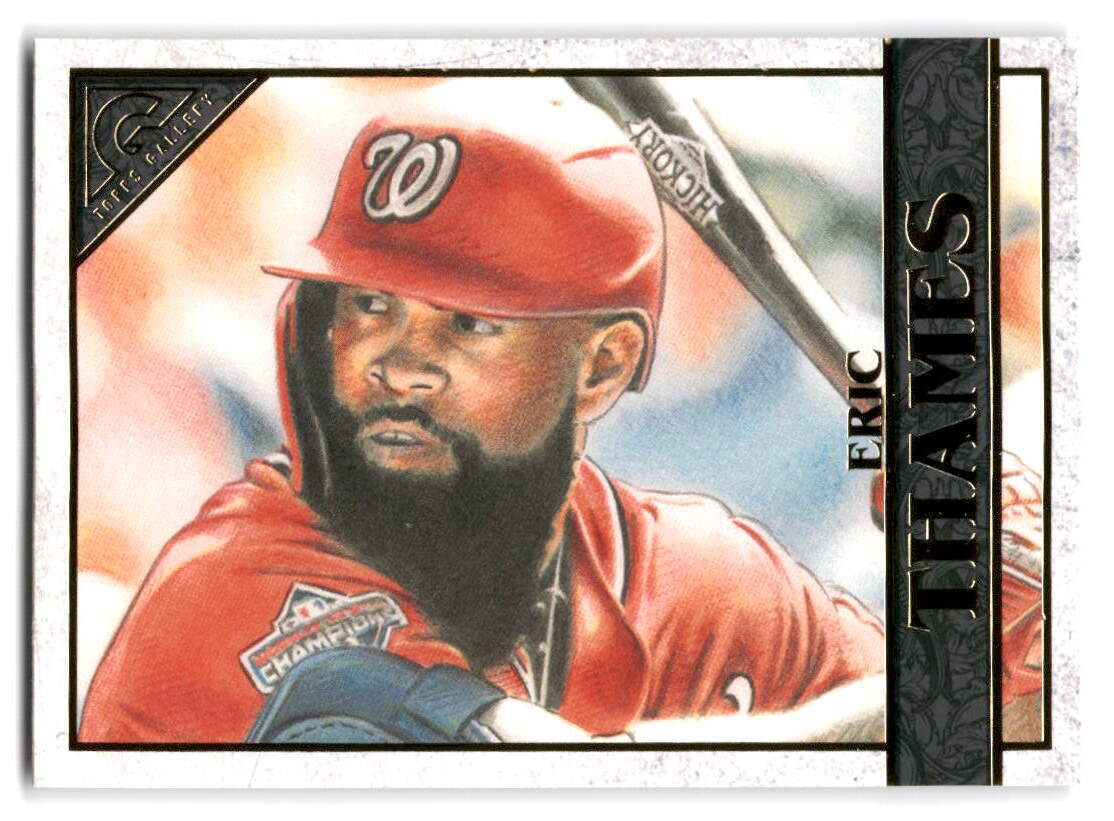 Eric Thames 2020 Topps Gallery Baseball #90 Washington Nationals