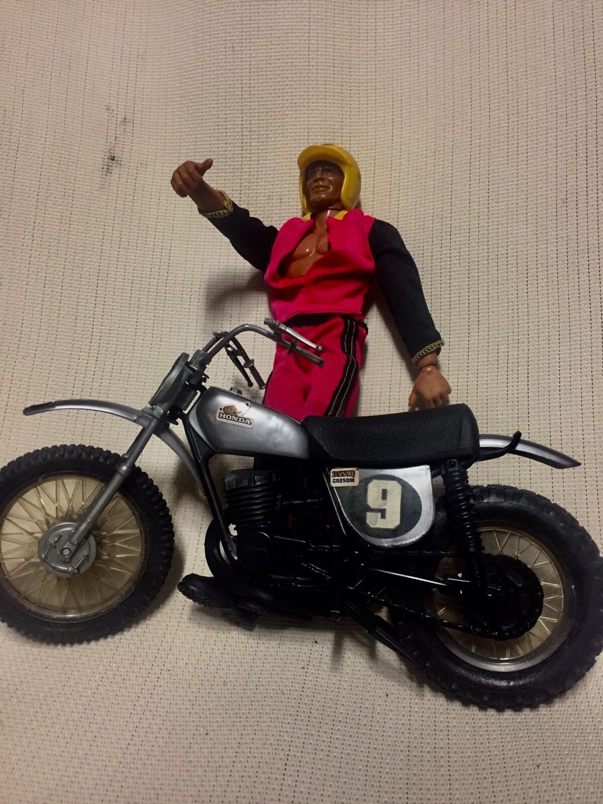 Big jim + Honda Elsinore Mattel Big jim + Honda Elsinore Mattel