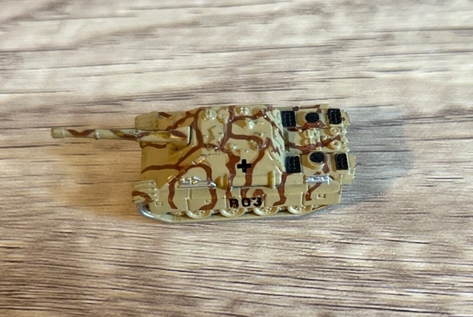 Vintage Micro Machines Jagdpanther V Mini Tank Military Army Desert Camo. 1987 - Image 3 of 4