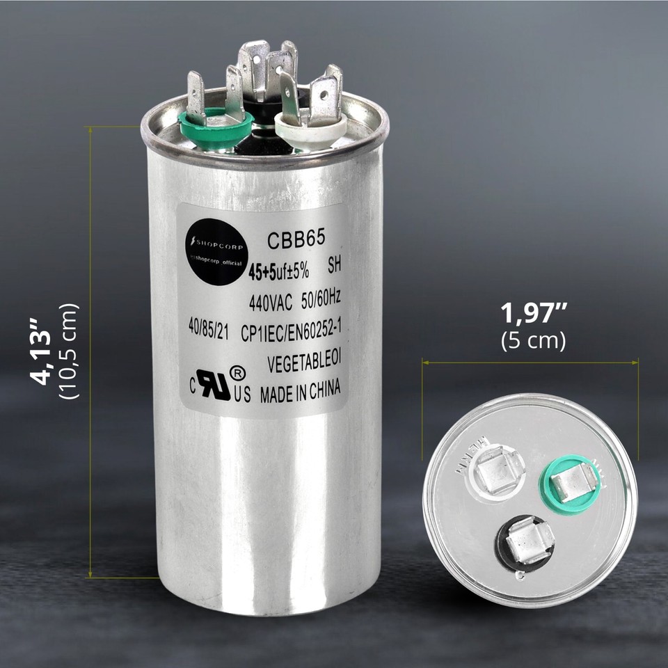 Condensatore Rotondo A Doppia Corsa - 5uf MFD Italia - Foto 8