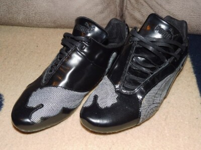 Puma Big Cat Sneaker schwarz glänzend Gr. 41