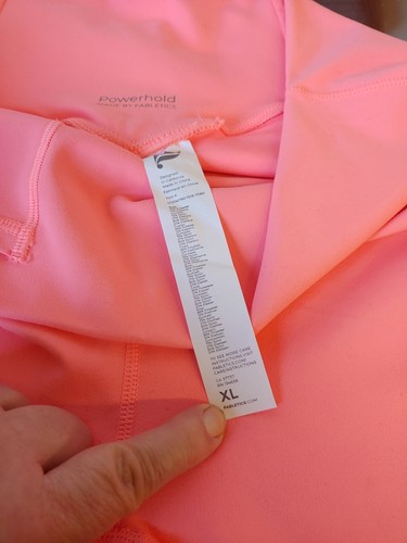 FABLETICS Kessler High-Waisted Strappy Leggings Sorbet Size XL ~ 7/8 NWOT - Picture 5 of 6