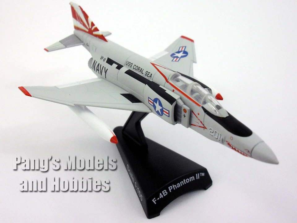 F-4 (F-4B) Phantom II - Sundowners - USS Coral Sea -1/155 Scale Diecast Model - Image 2 of 4