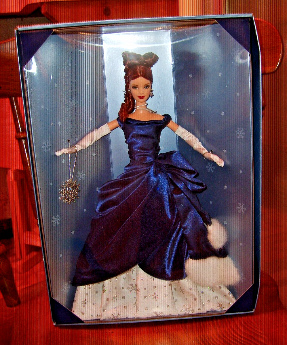 2001 Holiday Treasures Barbie Collectors Club, Red Head, Limited
