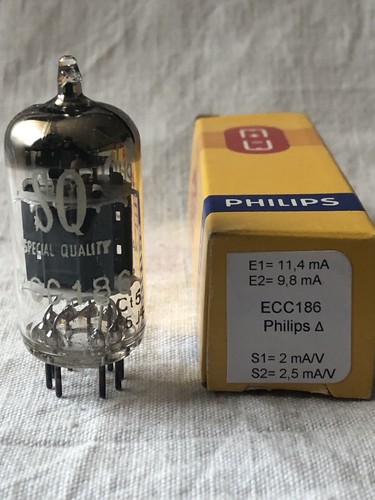 6189 (ECC82, 12AU7 WA) Radiotechnique Tube, lampe, Röhre, Valve. Slightly used EUR 49,90 - FR