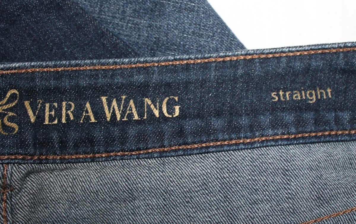 Jean Simply Vera By Vera Wang Femme - Taille 10 - Coupe Droite - Avec Poches à Rabat - Occasion Très Bon État