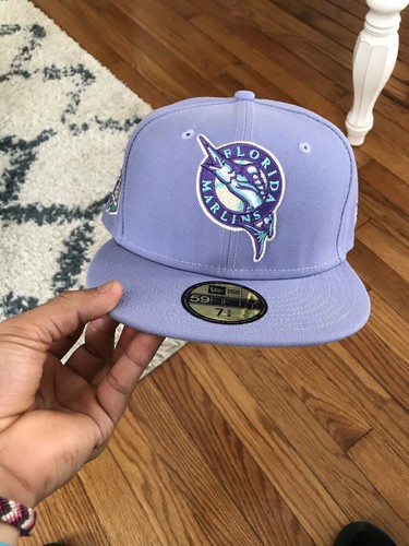 New Era Florida Marlins 59Fifty Fitted Hat (Light Purple) MLB Cap | eBay