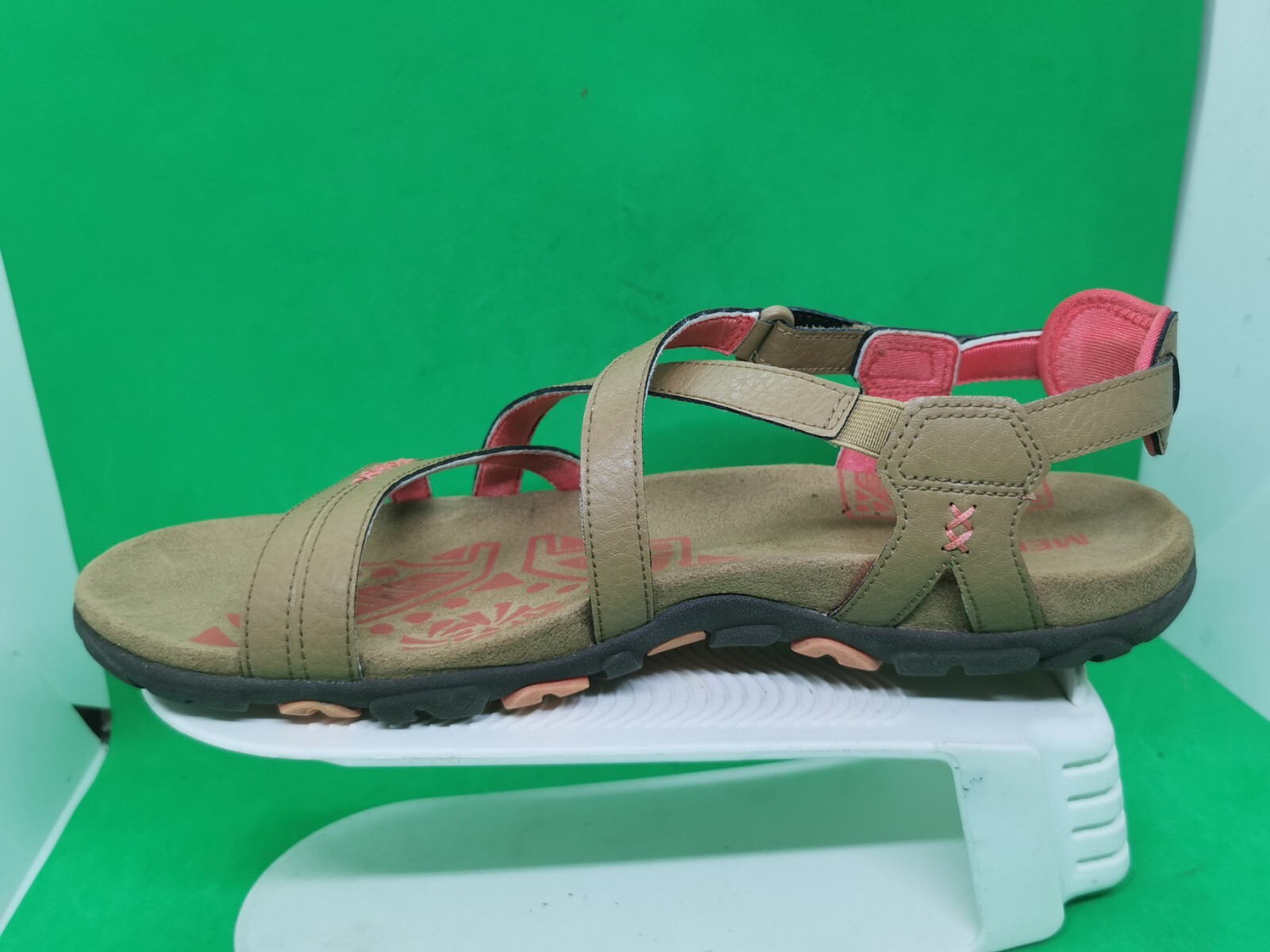 Sandalo donna Merrell Sandspur in pelle marrone rosa taglia 11 M