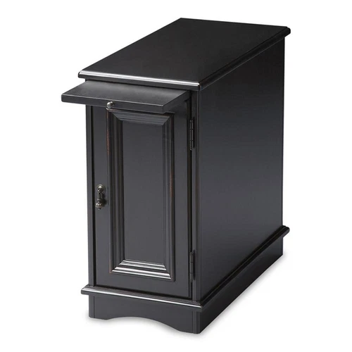 Butler Specialty Company Harling Cabinet End Table - Black Licorice - Picture 1 of 2