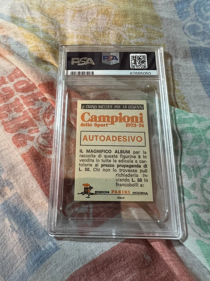 1973 Panini #301 Roberto Duran Boxing Rookie Auto PSA 10 HOF Dello Sport RC - Image 2 of 3