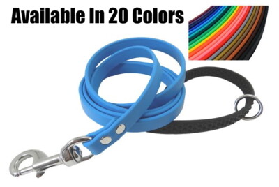 BioThane SUPER SOFT GRIP HANDLE Waterproof Easy Clean 6 Ft Dog Leash Made in USA